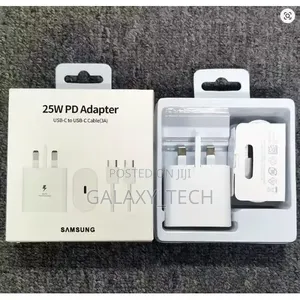 25w Samsung Chargers C-C Cable (3a)