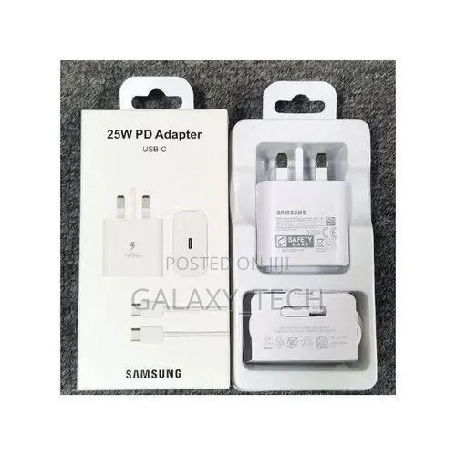 25w Samsung Chargers C-C Cable (3a)