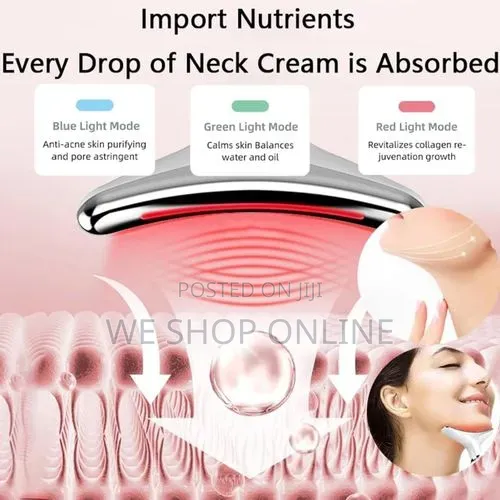 Face Massager Tool, Red Light Therapy