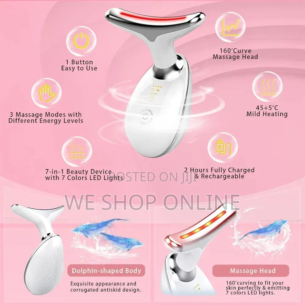 Face Massager Tool, Red Light Therapy