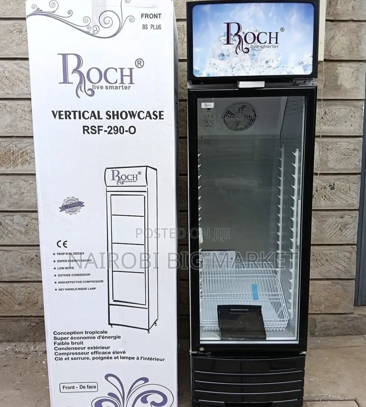 229 Litres Rich Vertical Showcase Refrigerator