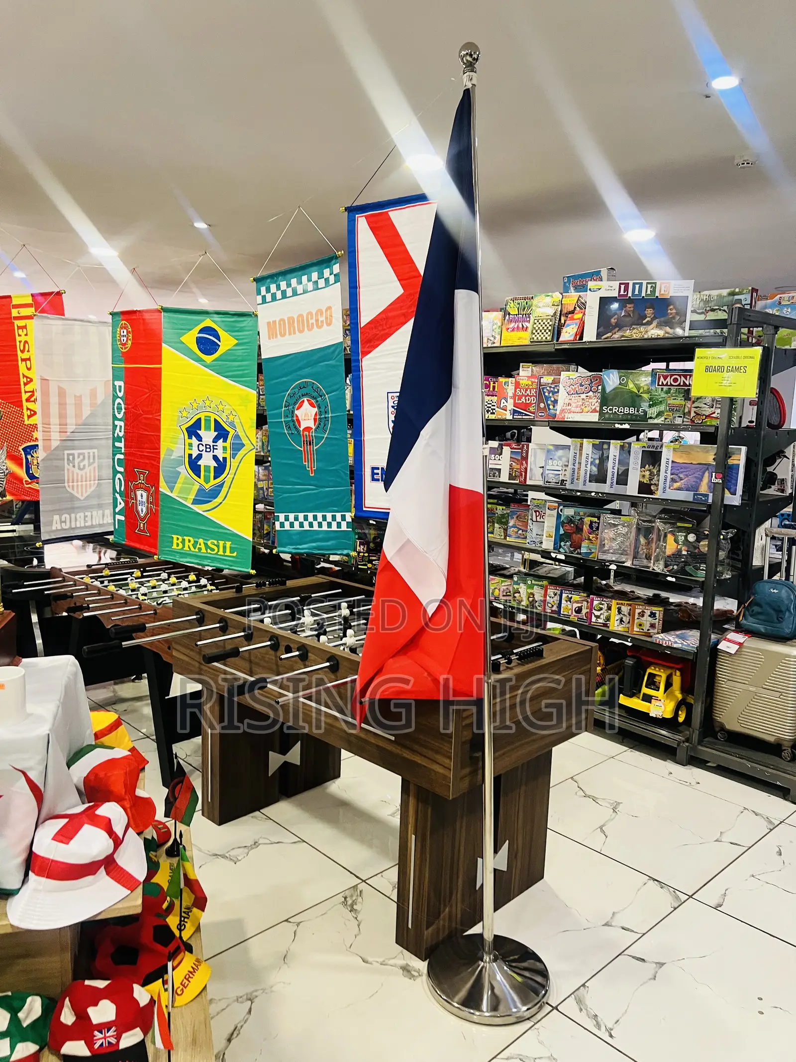Best Selling Flag Poles in Gold and Silver