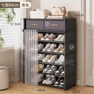 6 Rack Shoerack With Drawers