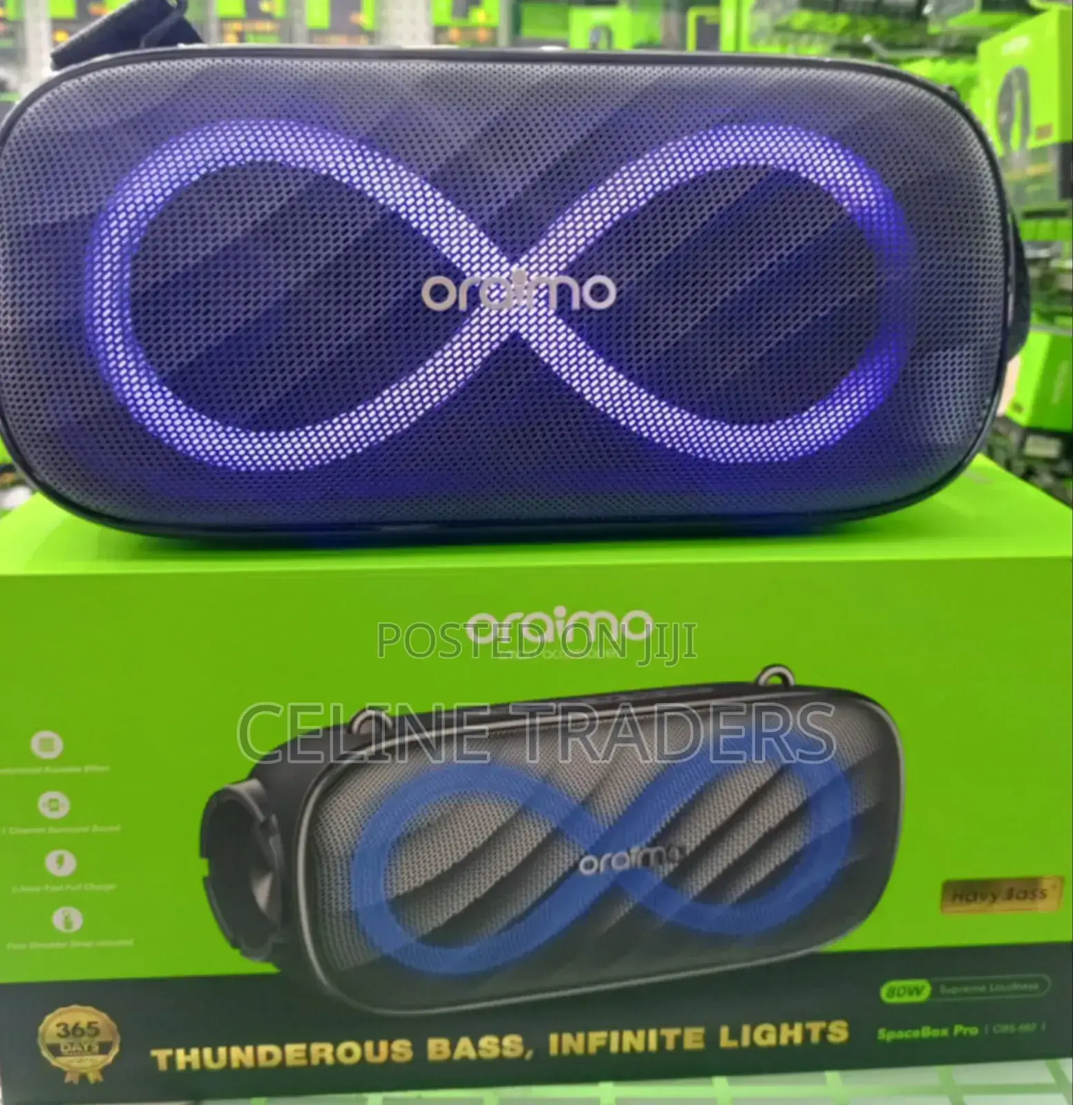 Oraimo 80w Spacebox Withstereo Sound