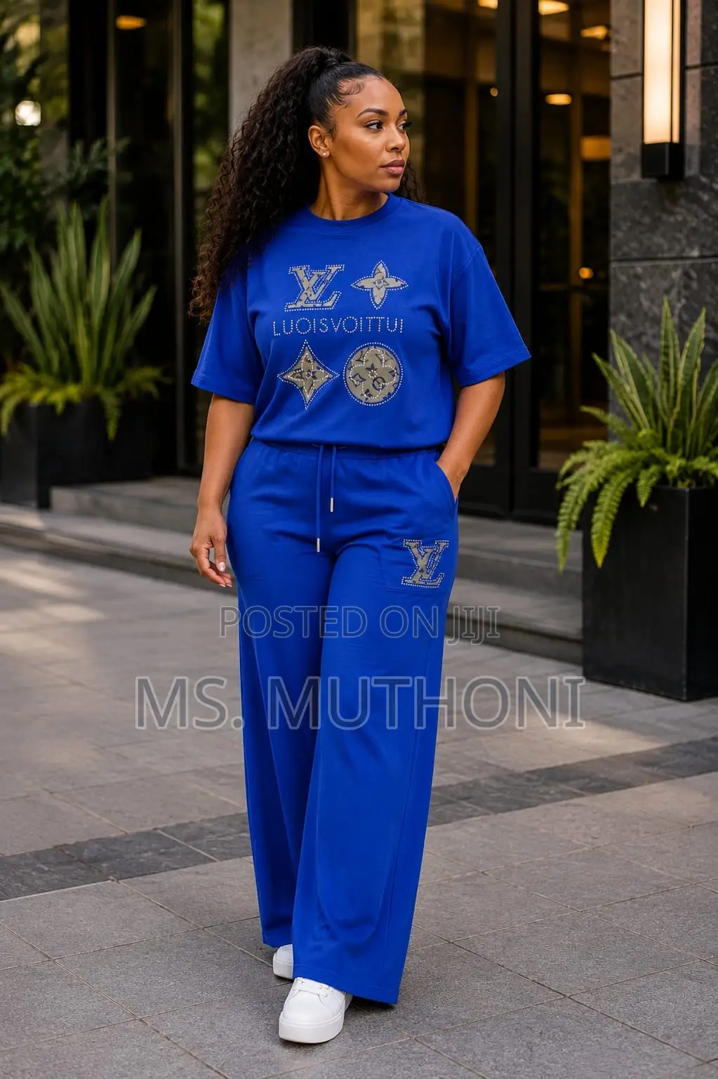 Premium Grade 2 Piece Louis Vuitton Loungewear