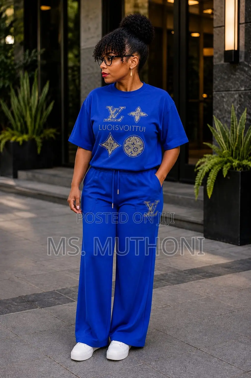 Premium Grade 2 Piece Louis Vuitton Loungewear