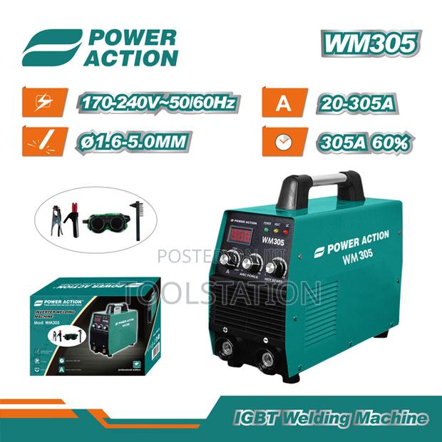 Welding Machine 1gbt Mma 305a Complete With Accessories Limited Offer - thumbnail 2