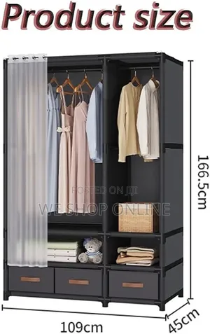 Heavy Duty Metallic Wardrobe