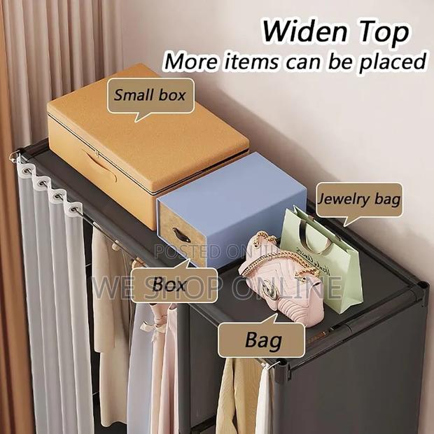 Heavy Duty Metallic Wardrobe - thumbnail 5