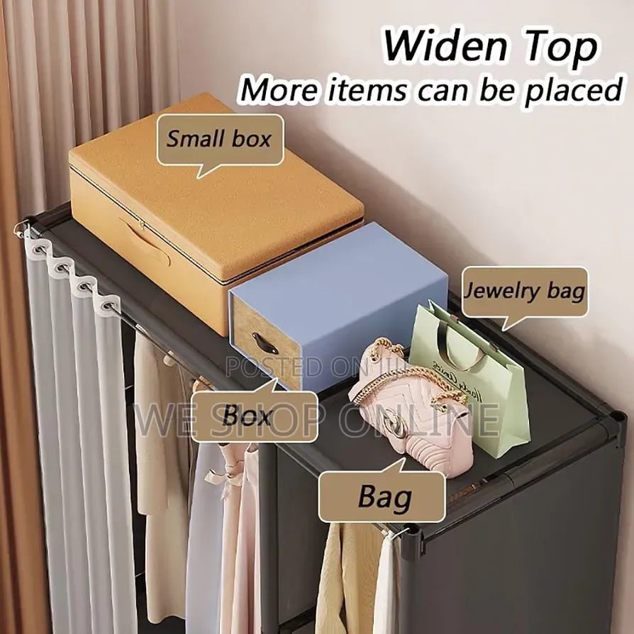 Heavy Duty Metallic Wardrobe