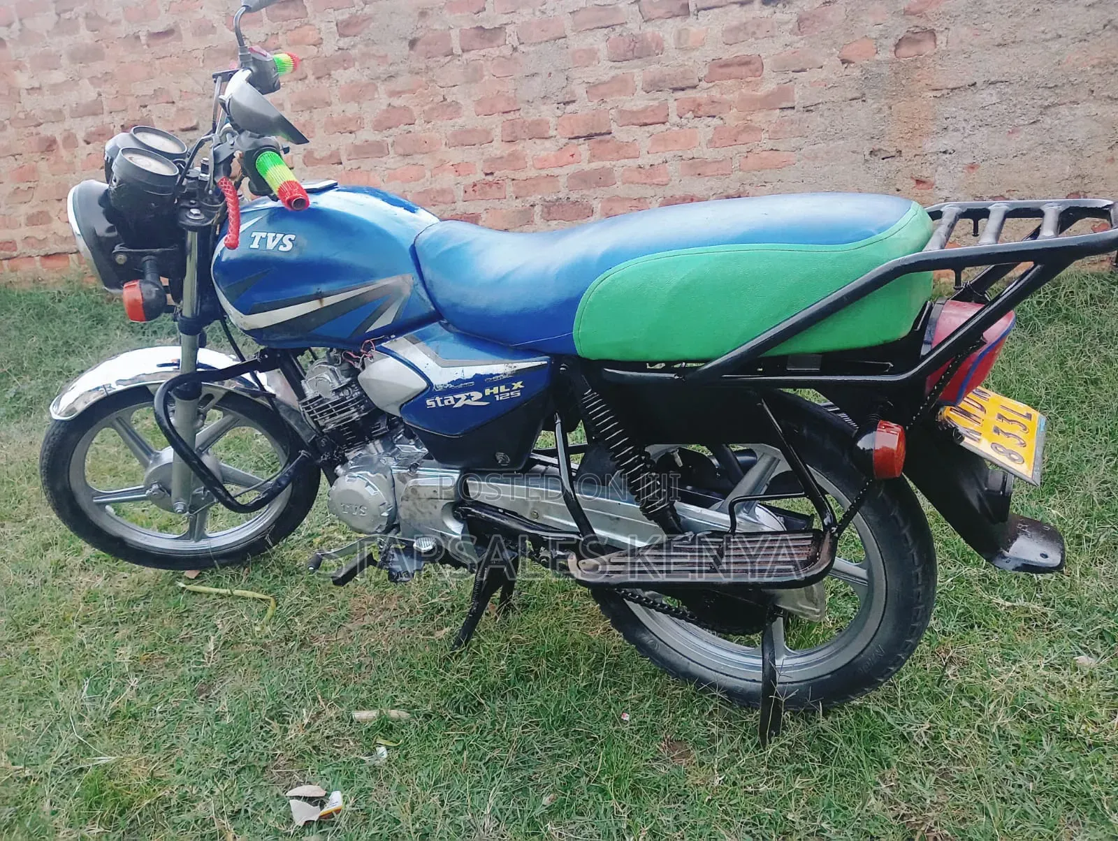 TVS HLX 125 2018 Blue