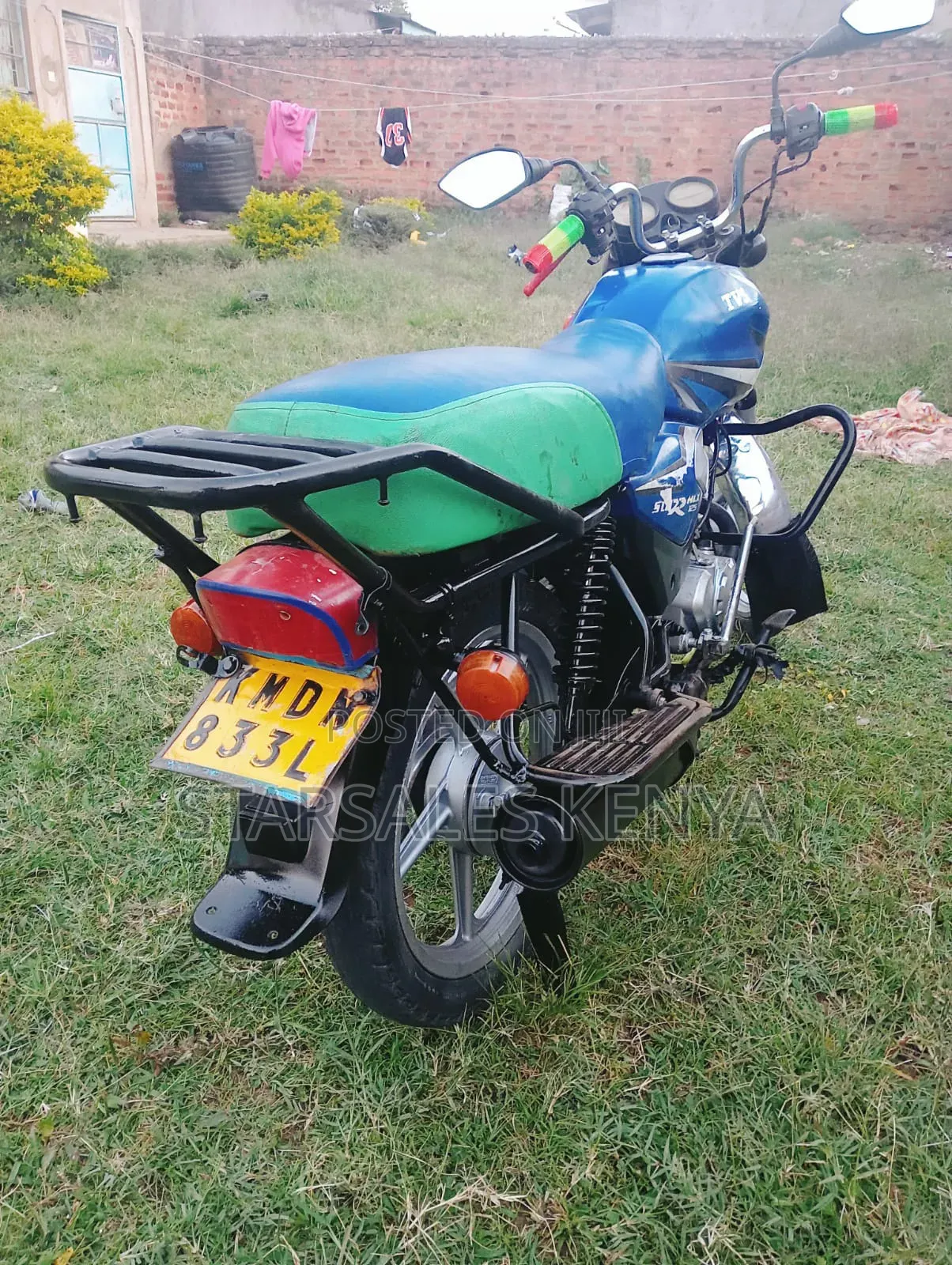 TVS HLX 125 2018 Blue