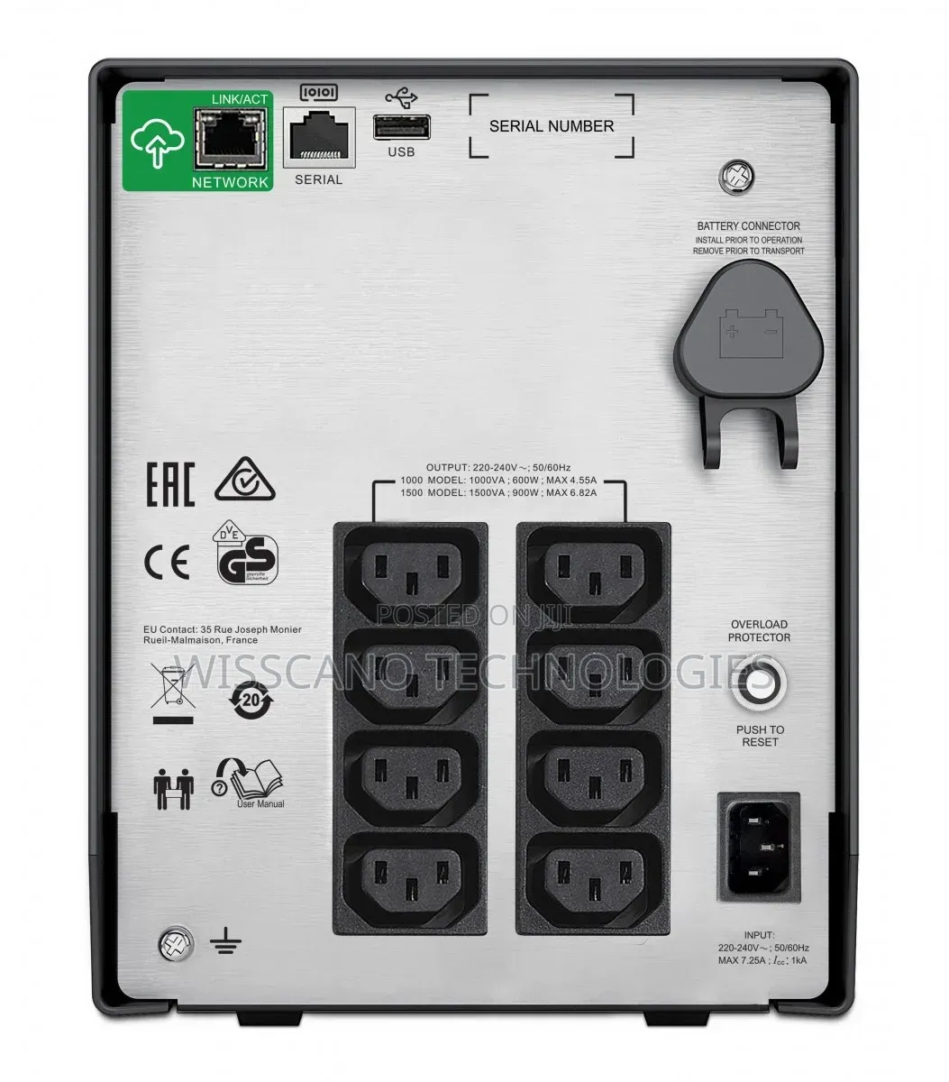 Apc Smart-ups C Smc1000ic 1000va/600w Line Interactive Ups