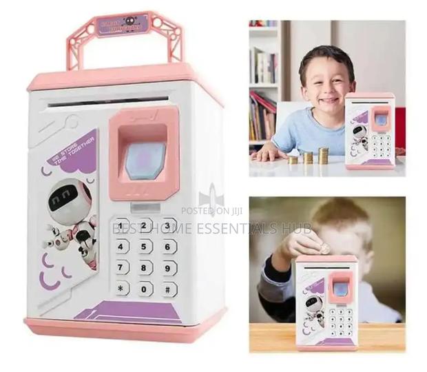 *Robot Automatic Piggybank-Blue Pink - thumbnail 2
