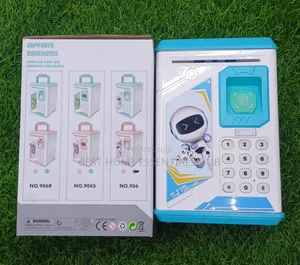 *Robot Automatic Piggybank-Blue Pink