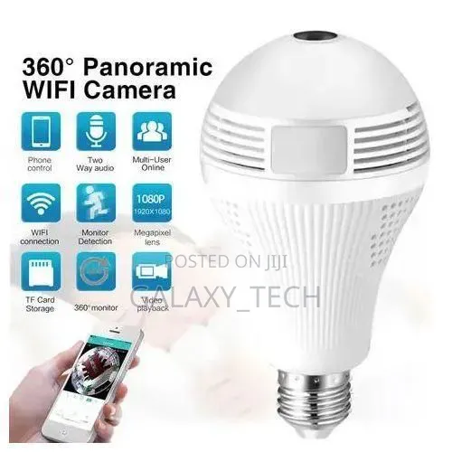 360° Wifi Panoramic Bulb Cameras