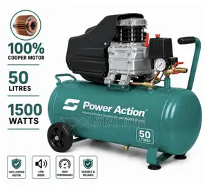 Air Compressor 50 Litres 1500w Electric Copper Motor Heavy Duty