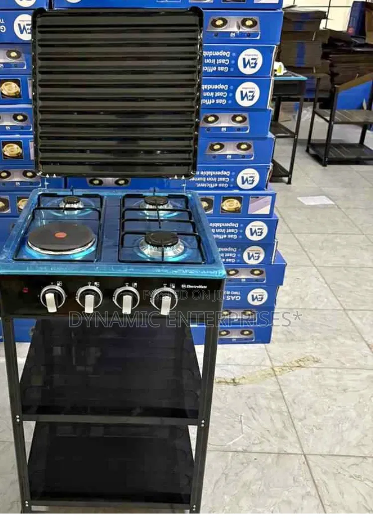 Electromate 3+1 Standing Cooker With Shelves