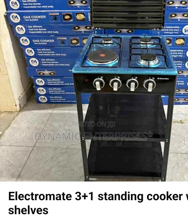 Electromate 3+1 Standing Cooker With Shelves - thumbnail 2
