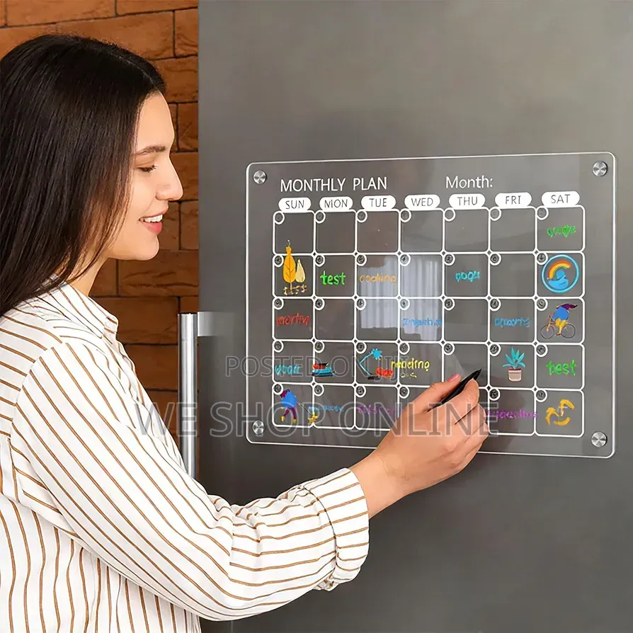 Acrylic Monthly Planner