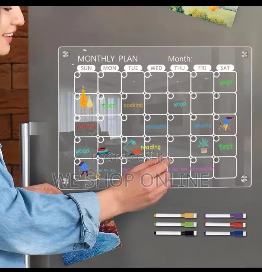 Acrylic Monthly Planner
