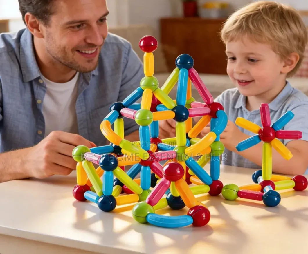 *64 Magnetic Sticks*Magnetic Blocks