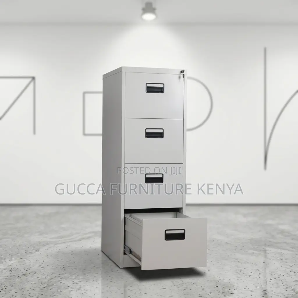 4-Drawer Metallic Locker