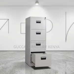 4-Drawer Metallic Locker