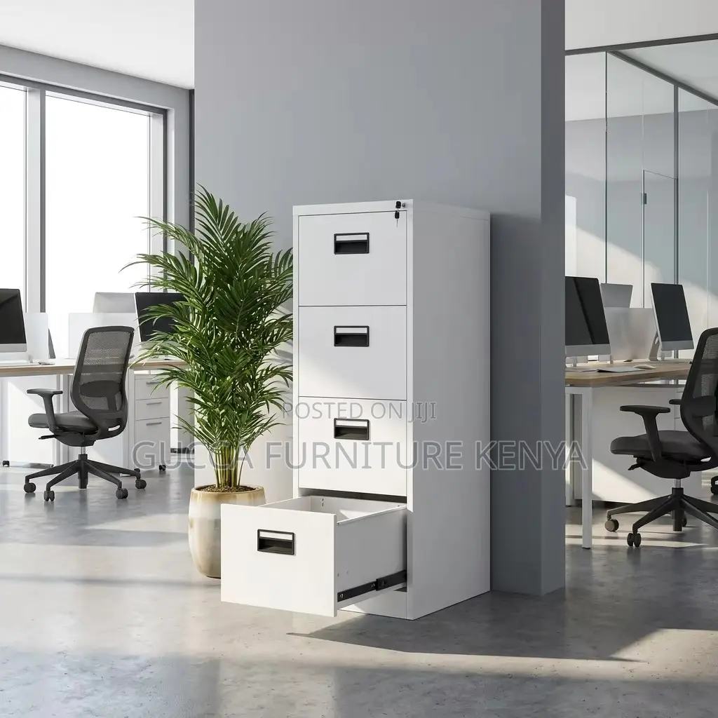 4-Drawer Metallic Locker