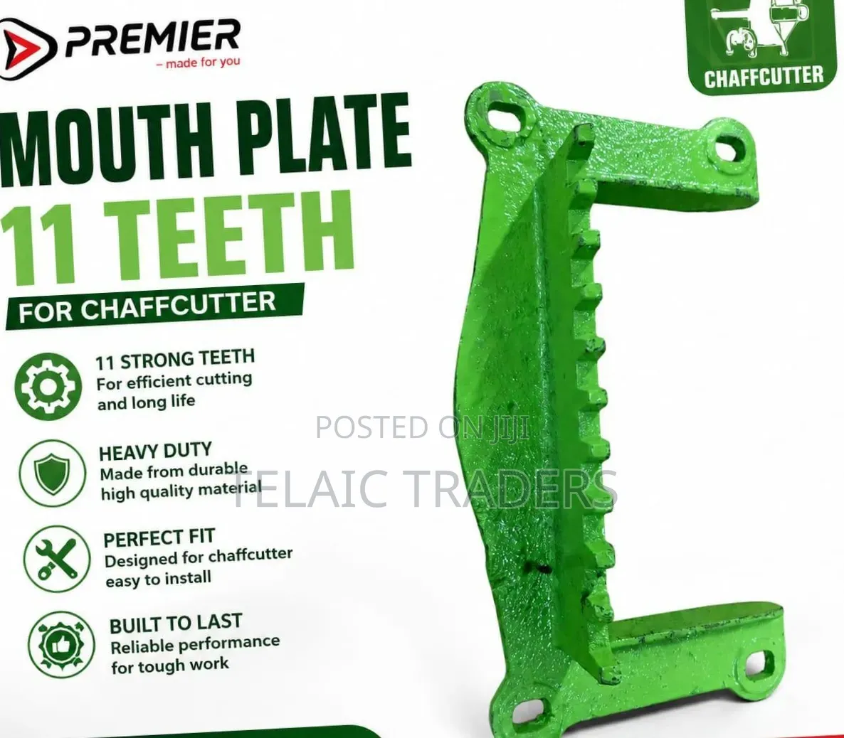 Chaffcutter Mouth Plate 11 Teeth