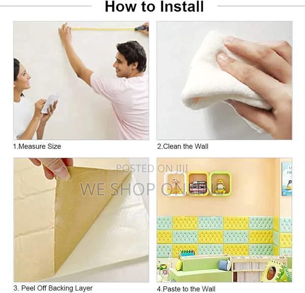Soft Cushion High-Quality Thicken 3d Wall Stickers / Bed Headboards - thumbnail 2