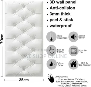 Soft Cushion High-Quality Thicken 3d Wall Stickers / Bed Headboards