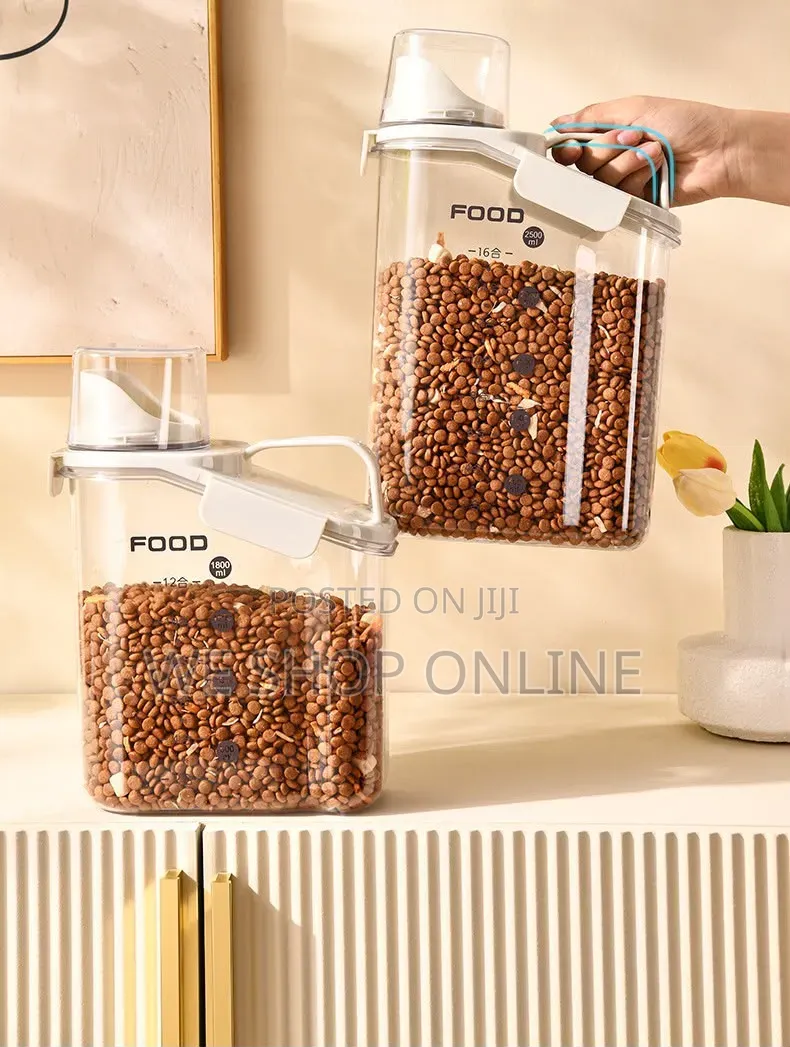 2000ml Transparent Airtight Food Storage Container Moisture Proof
