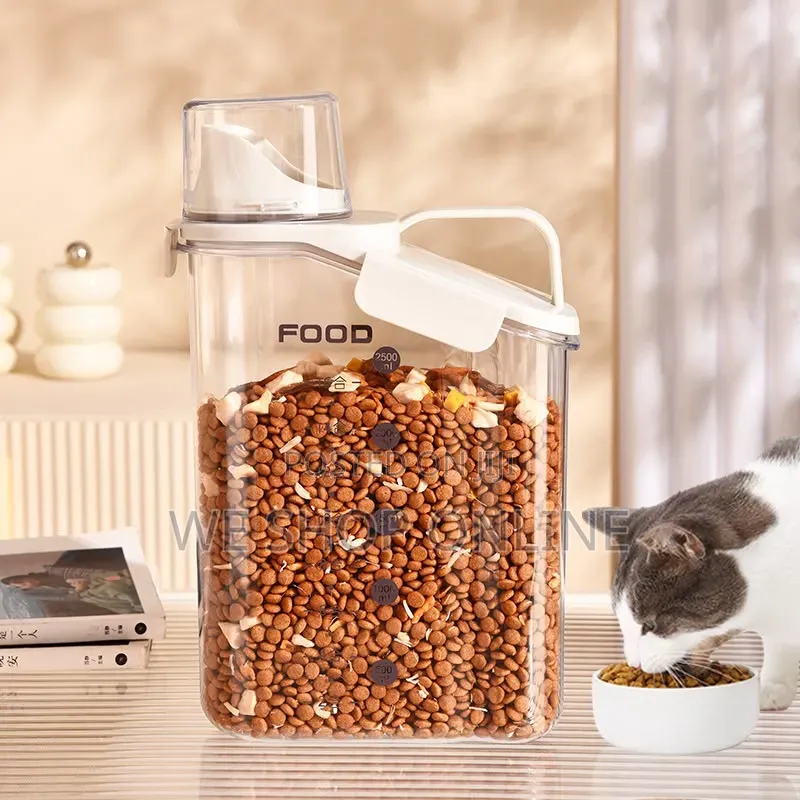 2000ml Transparent Airtight Food Storage Container Moisture Proof
