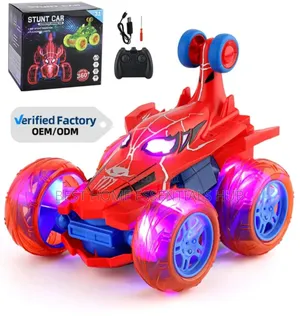 Stunt Rechargable Remote Car**Spider Man Theme*