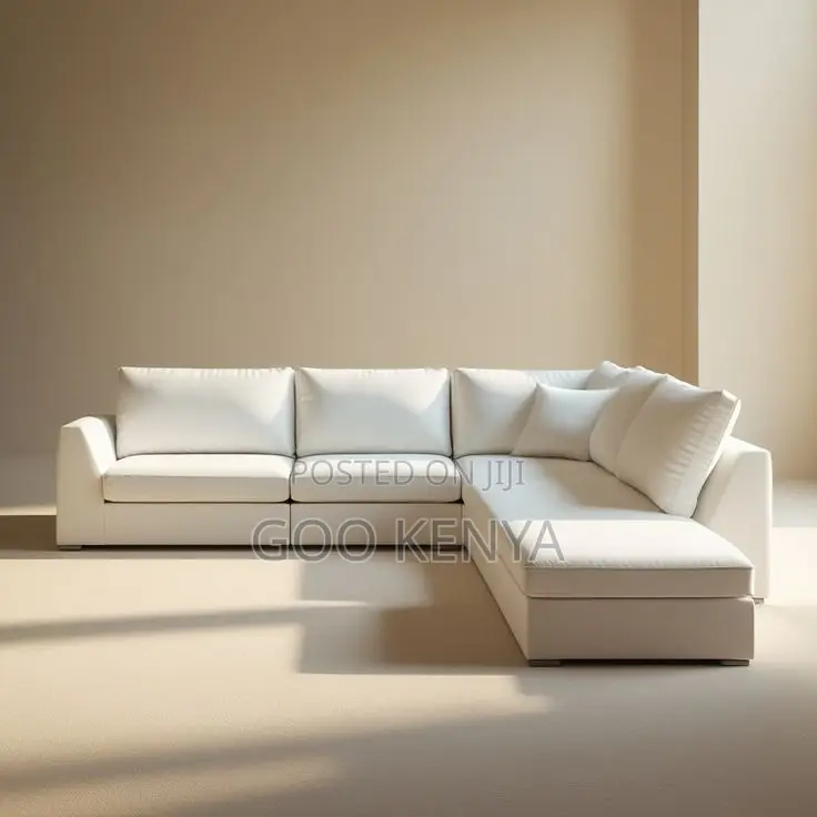 Home Sofa; Fabric Corner Sectional Sofa With Modern L Shaped Design