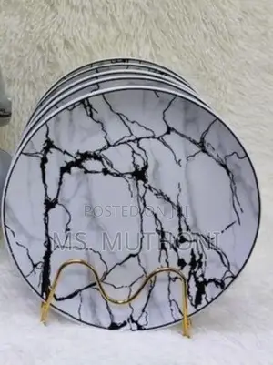 6 PCS High-Quality, Durable Ceramic Dinner Plates