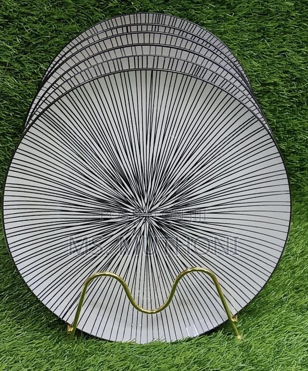 6 PCS High-Quality, Durable Ceramic Dinner Plates - thumbnail 2