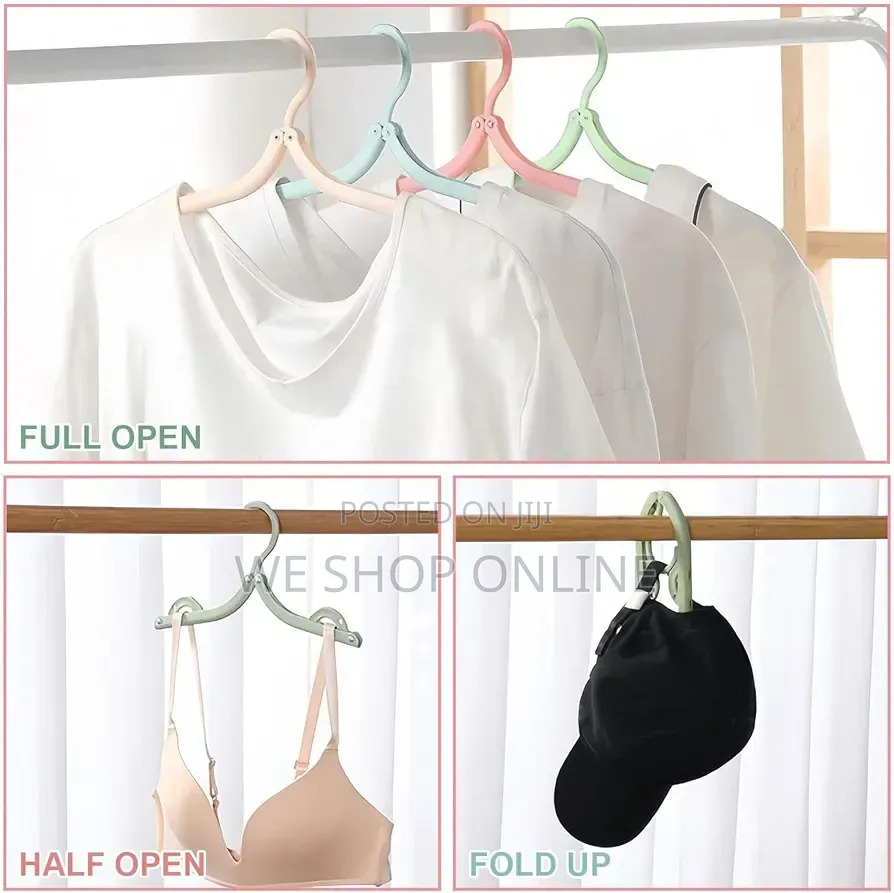 Multicolored Retractable Clothe Hanger