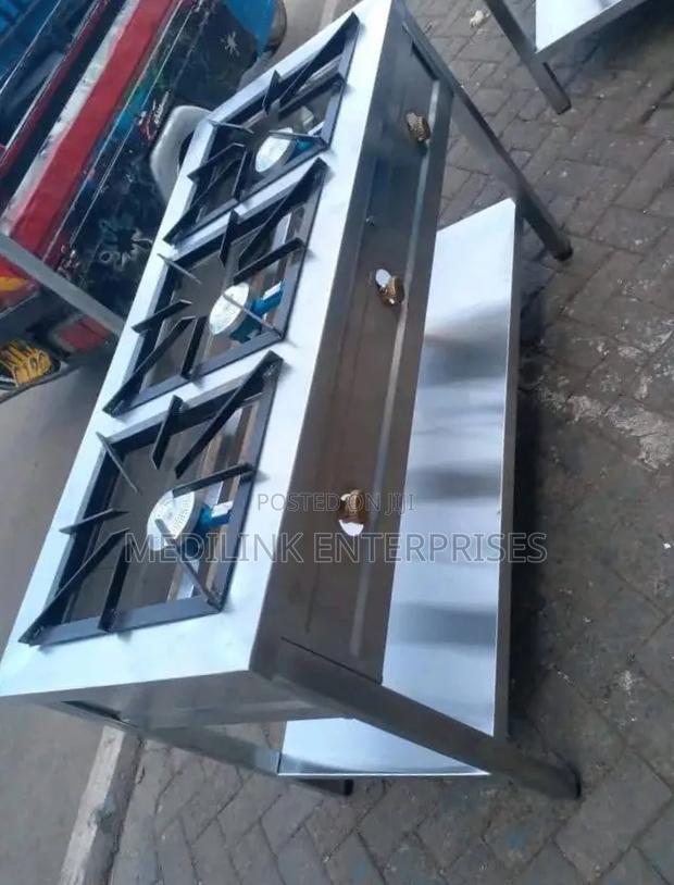 3 3-Burrner Cebu Stainless Commercial Cooker Gas Operated