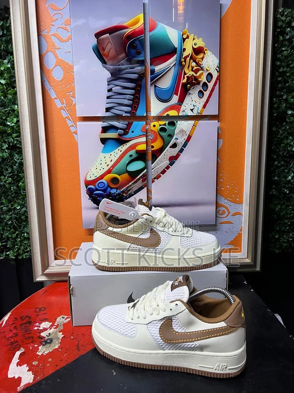 Nike Air Force 1 '07 Lv8 in the "Coconut Milk/Light British Tan"