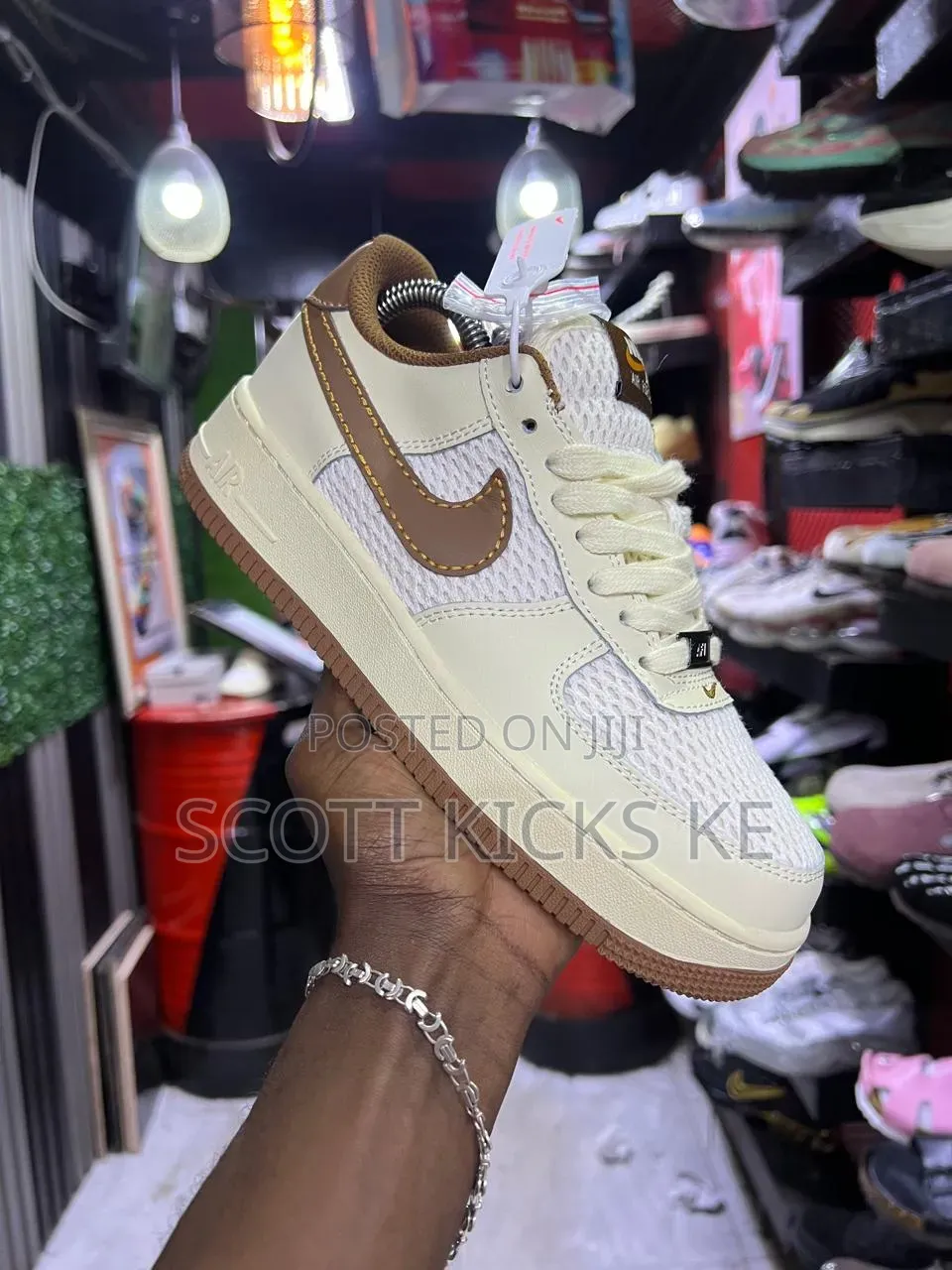Nike Air Force 1 '07 Lv8 in the "Coconut Milk/Light British Tan"