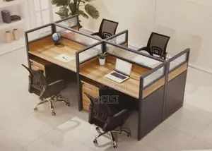 Office Workstation; Office 4-Way Modular Imported Workstation