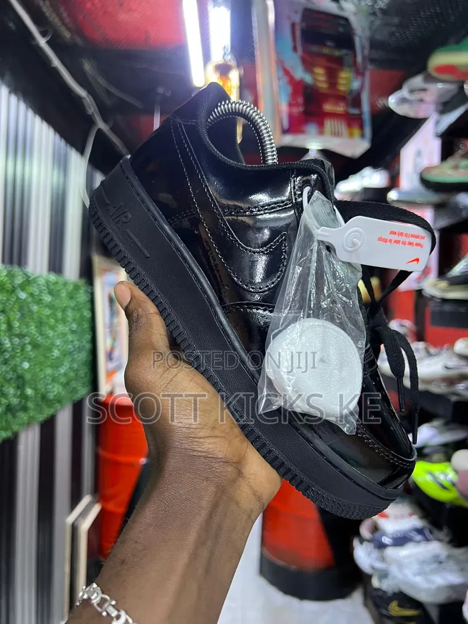 Nike Air Force 1 '07 Premium Patent Black