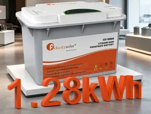 1.28kwh (12v - 100ah) Felicity Lithium Solar Battery Lifepo4