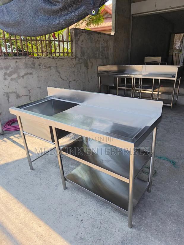 Customized Stainless Ss 304 Manila Washing Sink+Working Tables
