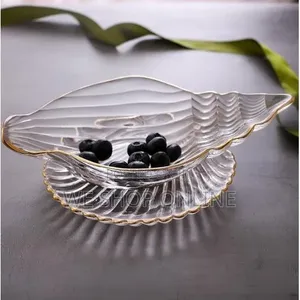 Transparent Glass Plate Ocean Series