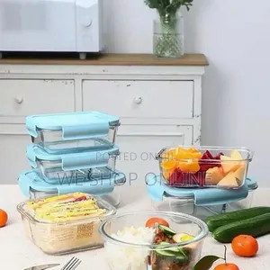 Borosilicate Glass Food Storage Containers With Lids