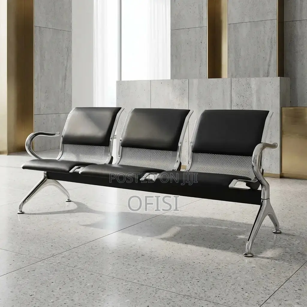Waiting Bench; Airport Three Seater Office Waiting Bench