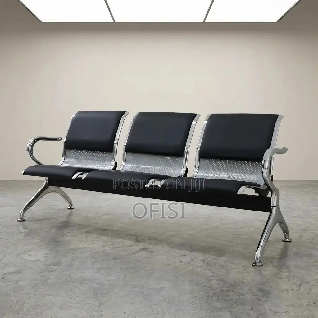 Waiting Bench; Airport Three Seater Office Waiting Bench